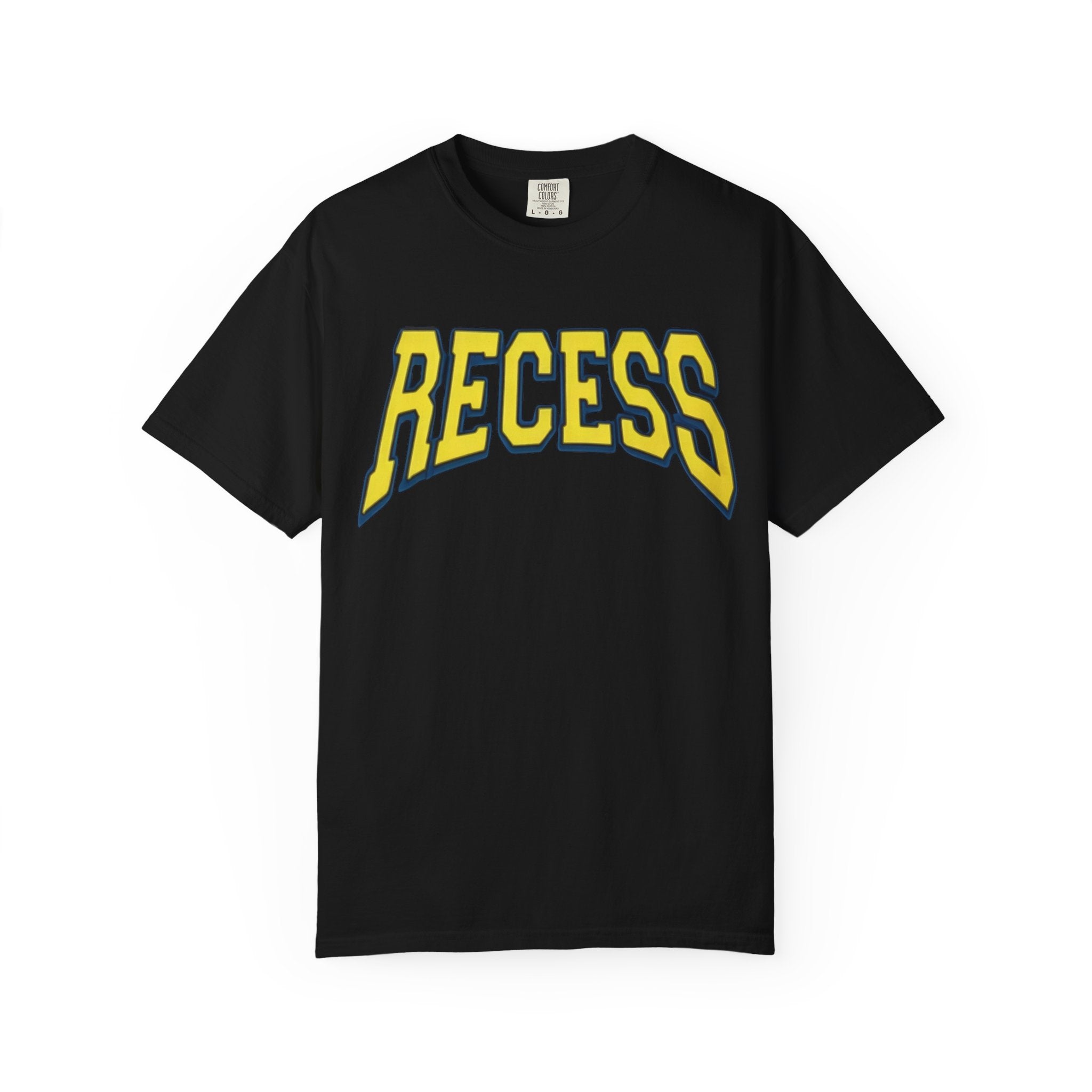 Recess Arch Logo T-shirt | Retro School Playtime Graphic Tee